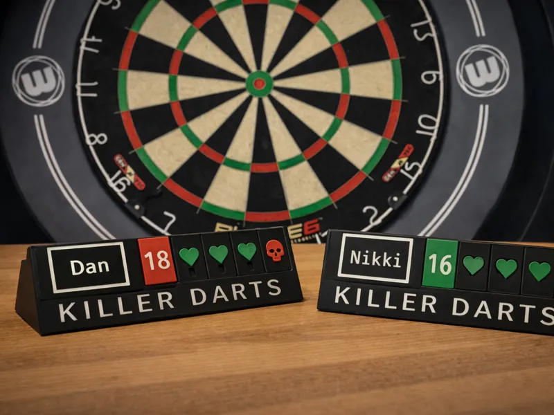 Killer Darts Game- Slide. Flip. Kill.