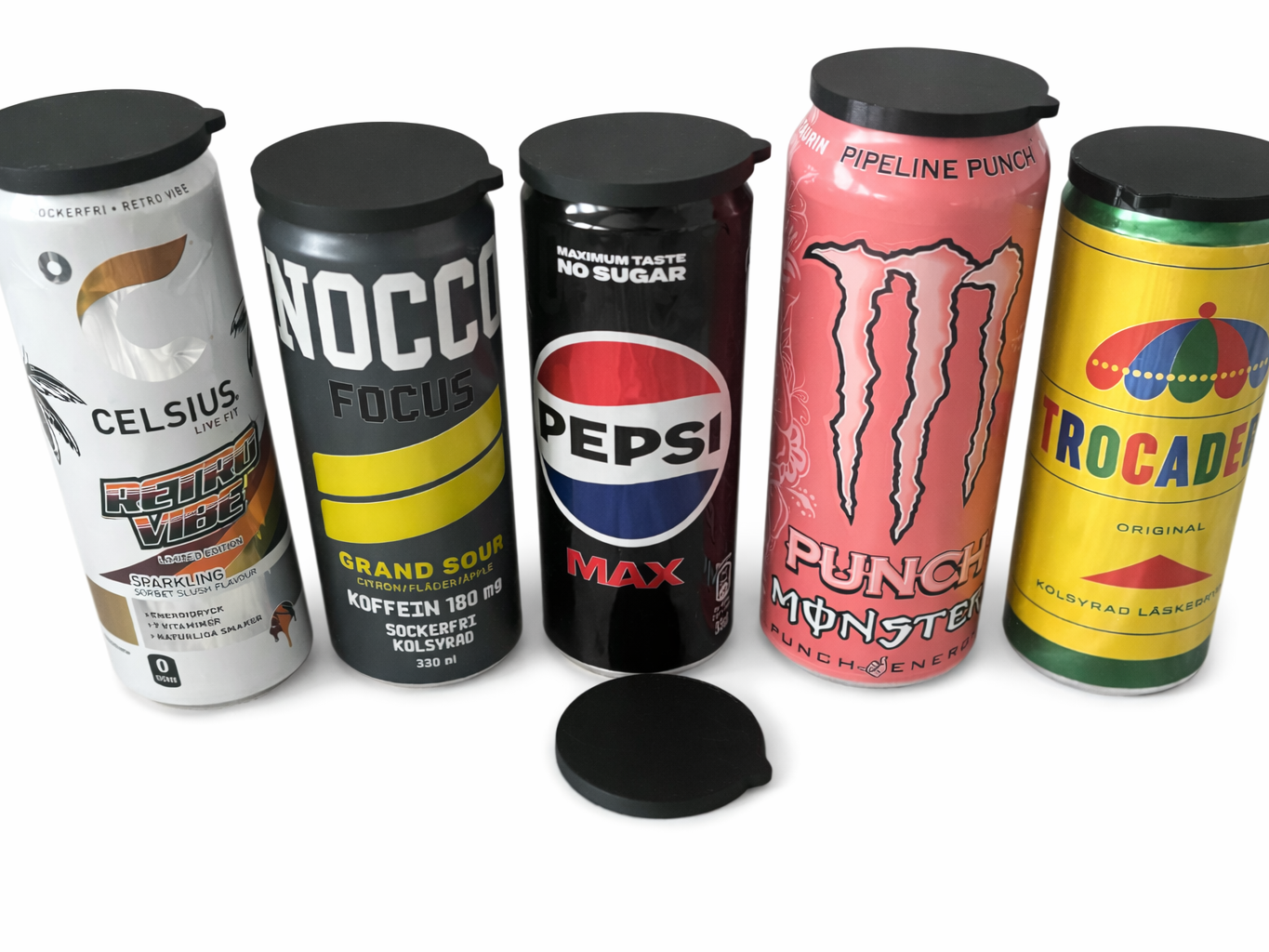 Snap-On Can Lid (Nocco , Pepsi, Monster, Joluca )