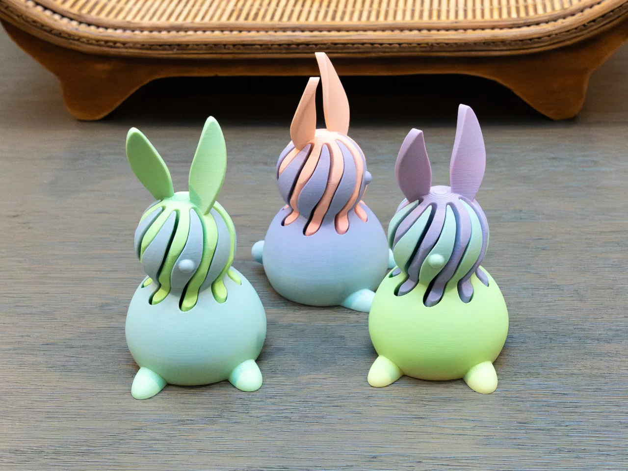 Easter Bunny Passthrough Fidget (Round Version) view 3