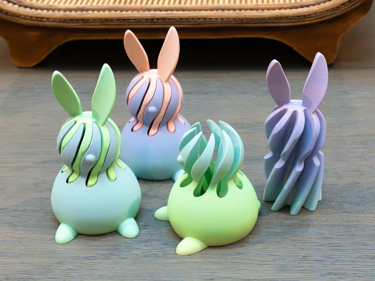 Easter Bunny Passthrough Fidget (Round Version) view 4