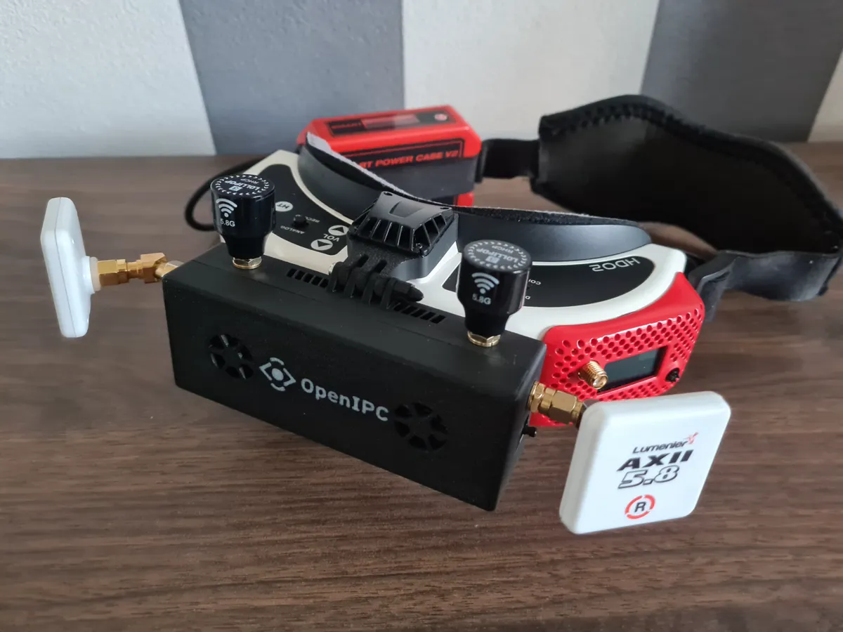 Boîtier pour récepteur vidéo FPV openIPC