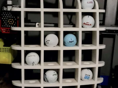 Golf Ball Display shelf (6,12, 20 or 38 balls)