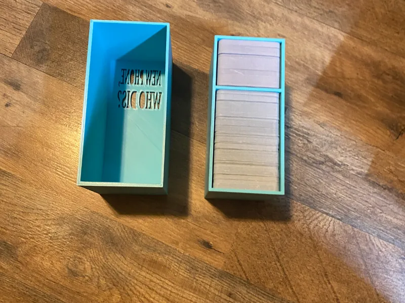 New Phone, Who Dis? Family Edition card case