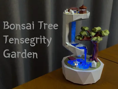 Bonsai Tree Tensegrity Garden