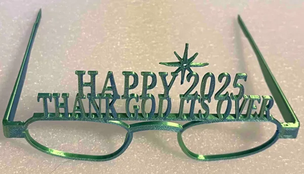 Lunettes Happy New Year 2025
