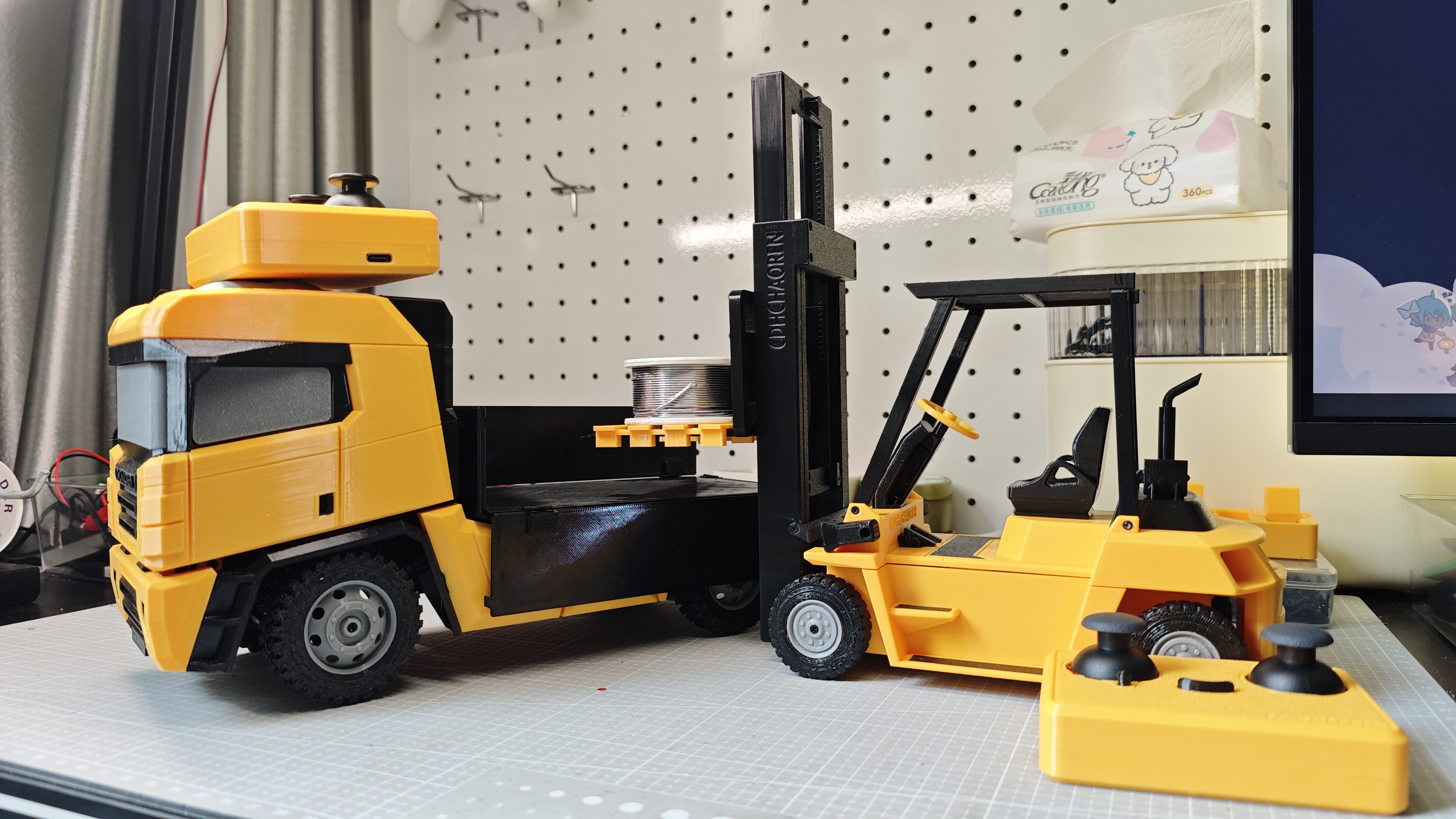 Miniatura 6 do modelo 3D 遥控翻斗车自卸卡车最终版后驱差速锁（A1mini可用）