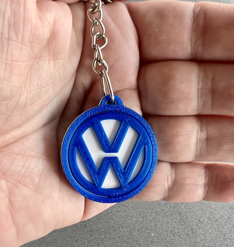 Volkswagen Gyro Keychain Multicolor