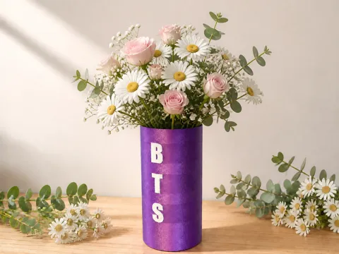 BTS Two-Color Vase