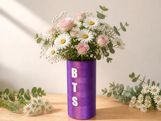 BTS Two-Color Vase