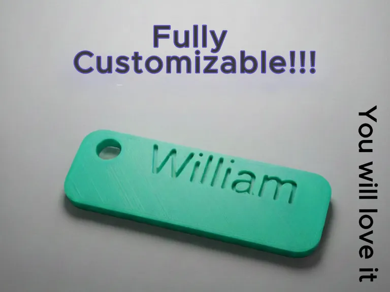 Customizable keychain V1 And V2 Public Domain