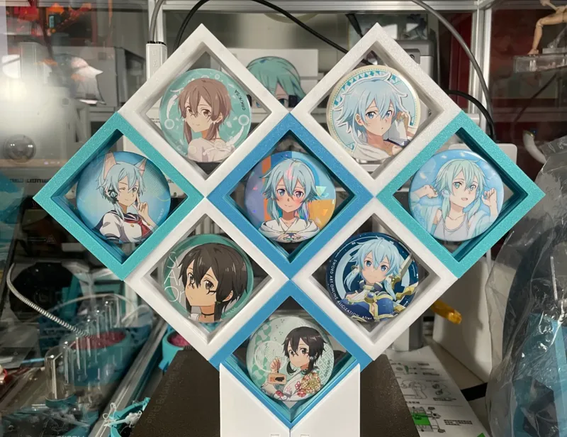 磁吸 自由组合 模块化吧唧徽章展示架