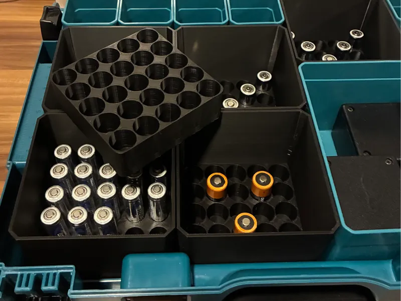 Makita Organizer Battery Holder Insert 