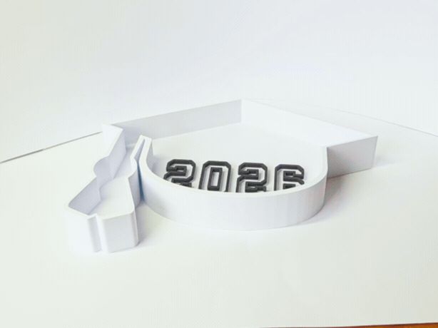 Graduation Cap Candy Dish - with and w/o "2026"