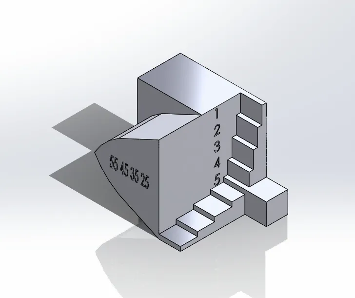 Calibration Cube XYZ Modeler's Cube Reference Measurements