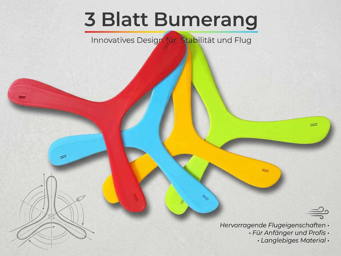 Bumerang 3 Blatt