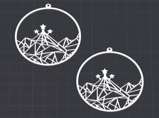ACOTAR Logo Earrings 