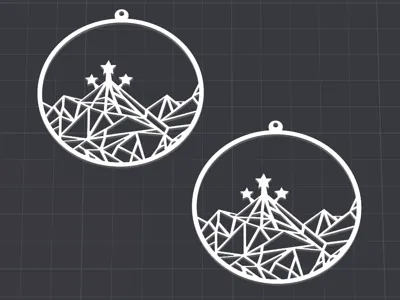 ACOTAR Logo Earrings 