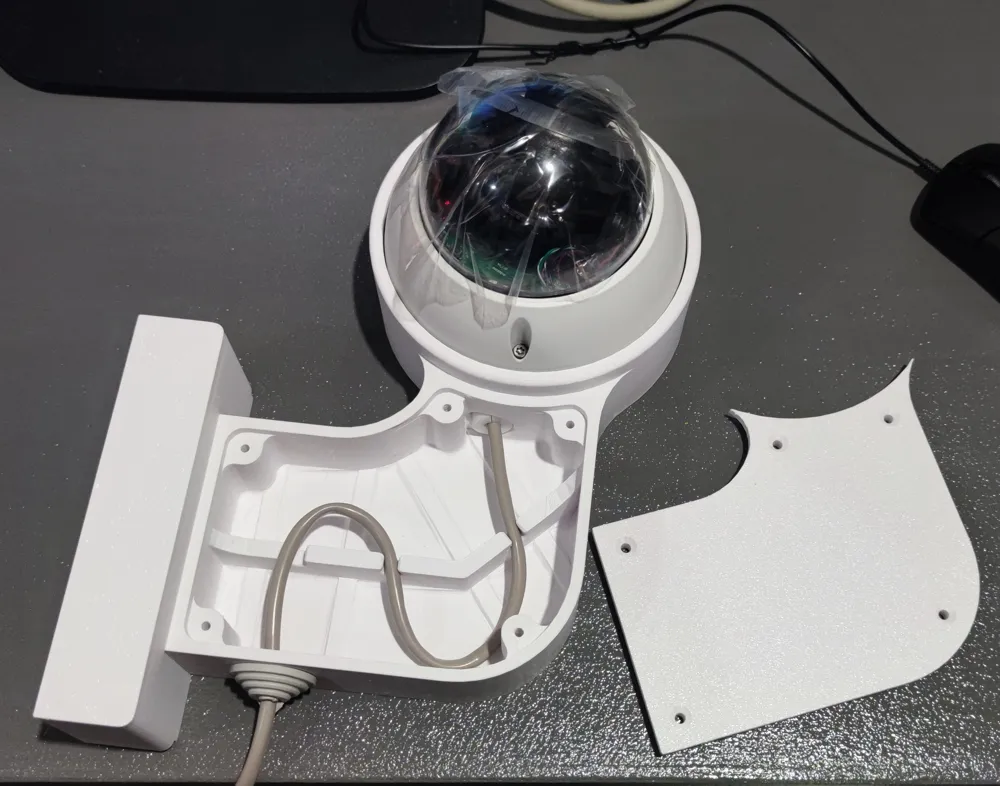 Corner mount bracket for DAHUA IP camera - Free 3D Print Model - MakerWorld