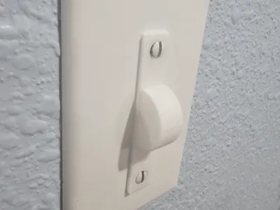 Light switch toggle cover