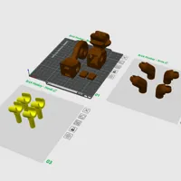 Layerforgestudios giant brick man A1 Mini