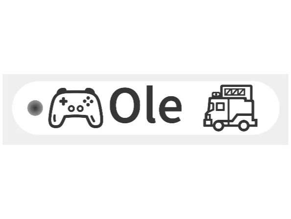 Ole Namensschild 