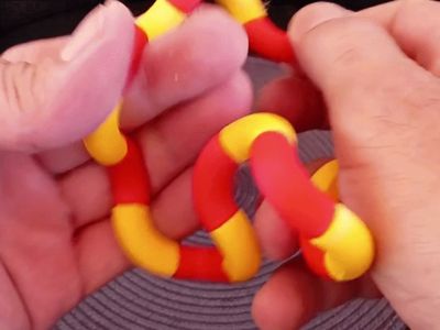 Tangled Snake Fidget Toy – Print-in-Place