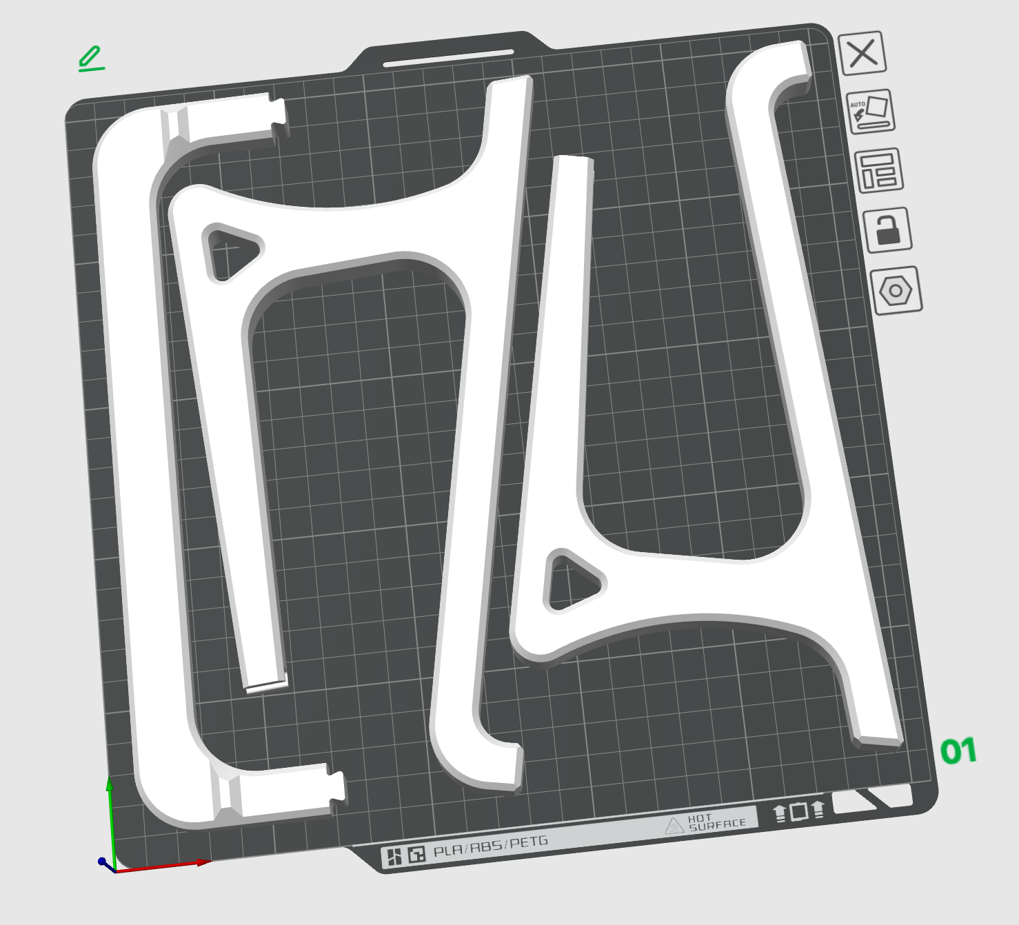 Miniatura 2 do modelo 3D 笔记本电脑支架（Laptop stand）
