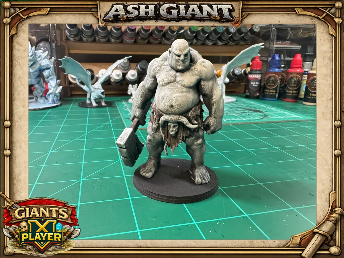 Ash Giant or Giant Ogre: DnD D&D Pathfinder Mini - Free 3D Print Model ...