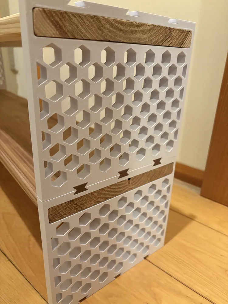 Stackable Riser Stl File 210 x 20mm Board Stackable Shelf Riser 175mmRise - Free 3D Print Model ...