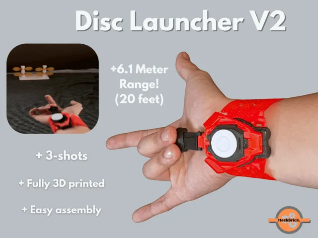 Spidey Disc Launcher MK-II (Multi-Shot)