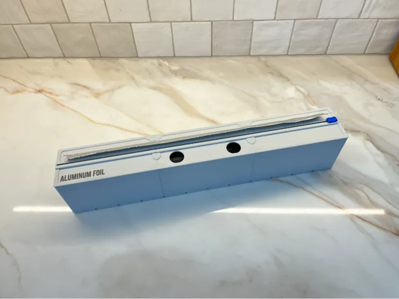 18" (457mm) Aluminum Foil Organizer w/ Cutter