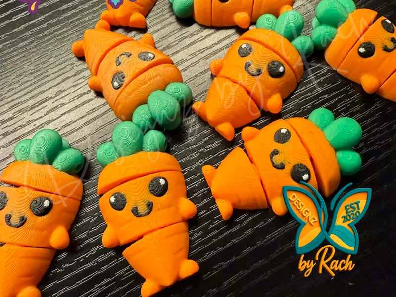 Flexi Fidget Carrot Dude