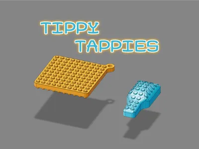 Tippy Tappy Fidgets- Mini 3D Pin Art