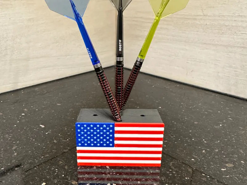 USA dart stand