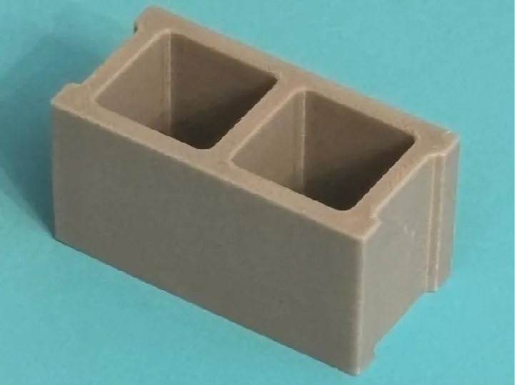 Cement block 1:10 scale for R/C or Diorama