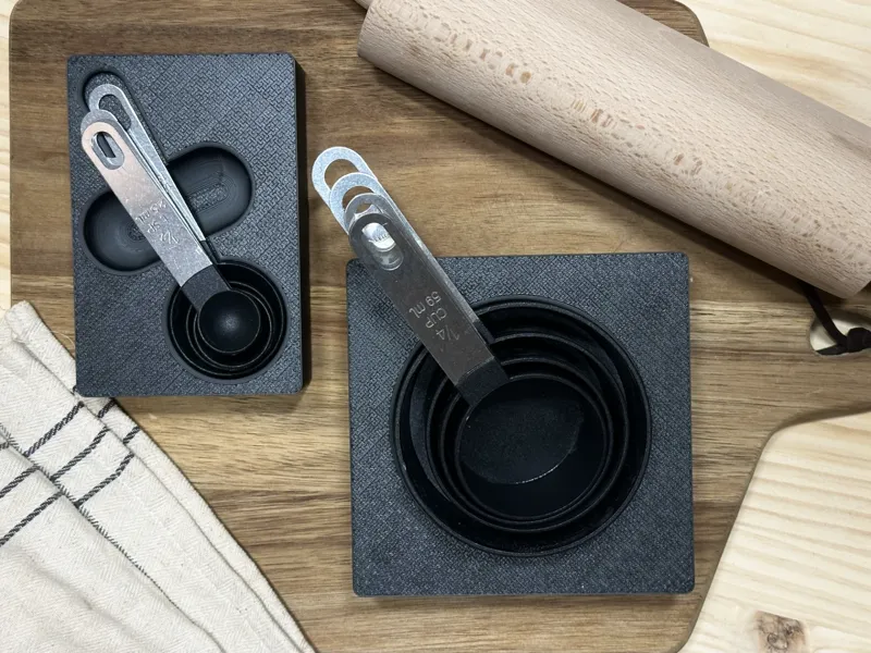 Kitchen Gridfinity: Measuring Cups and Spoons