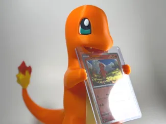 Charmander Figure that holds a card