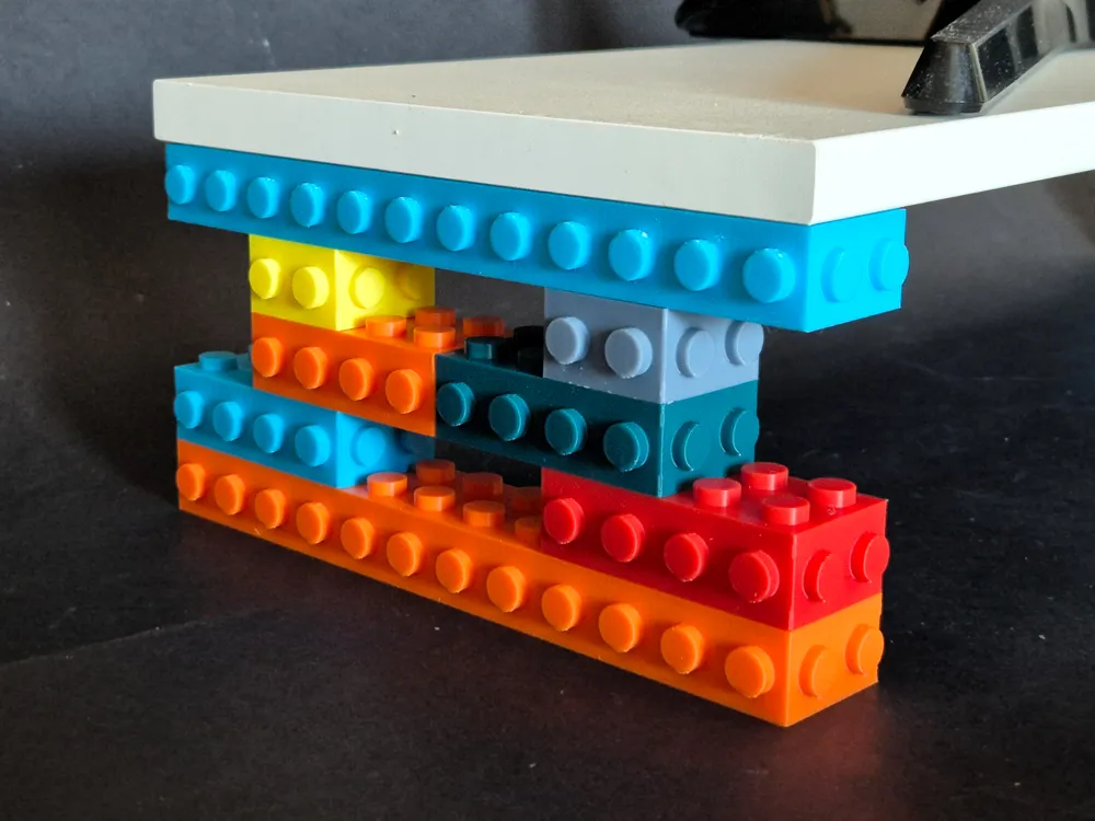 BrickStand - Modular Monitor Riser & Organizer by Yappanappa MakerWorld ...