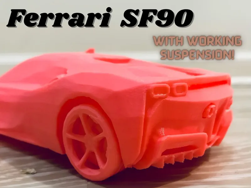 Ferrari SF90 -Working Suspension