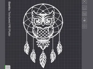 Owl Wall Art / Wandkunst Eule