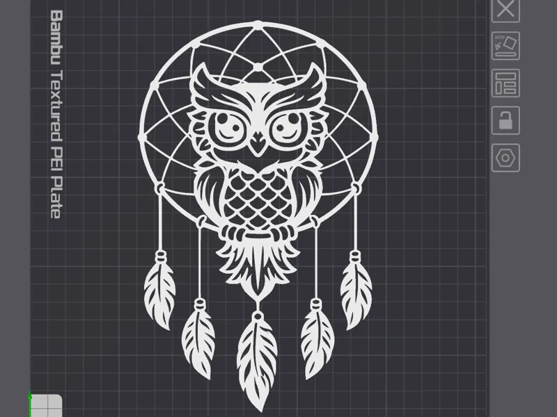 Owl Wall Art / Wandkunst Eule