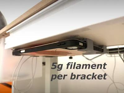 Under Desk Mounting Bracket - iPad/Macbook