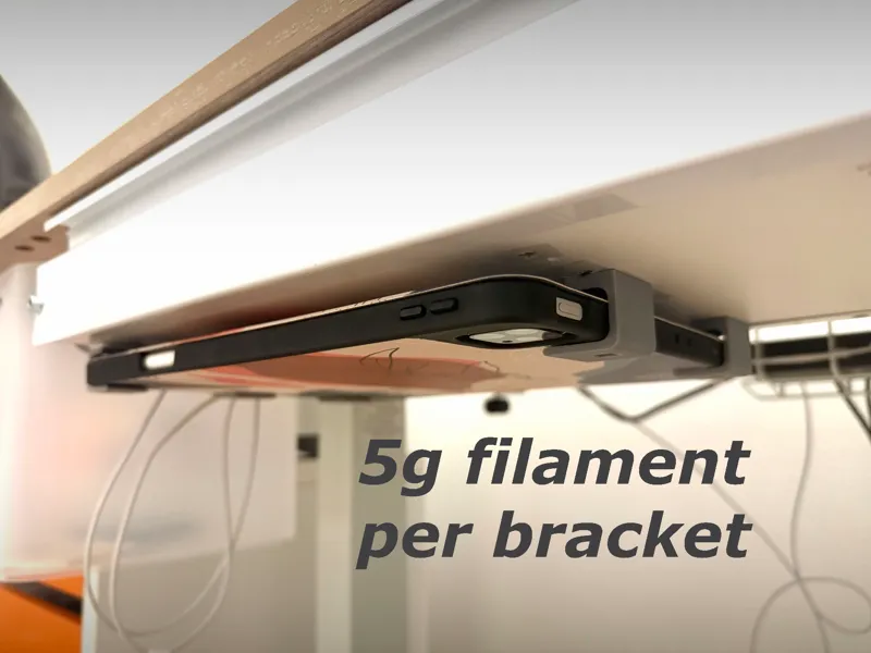 Under Desk Mounting Bracket - iPad/Macbook