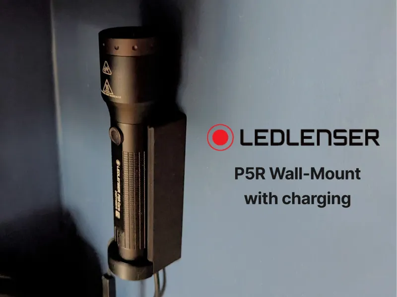 LedLenser P5R Wall Mount with Charing