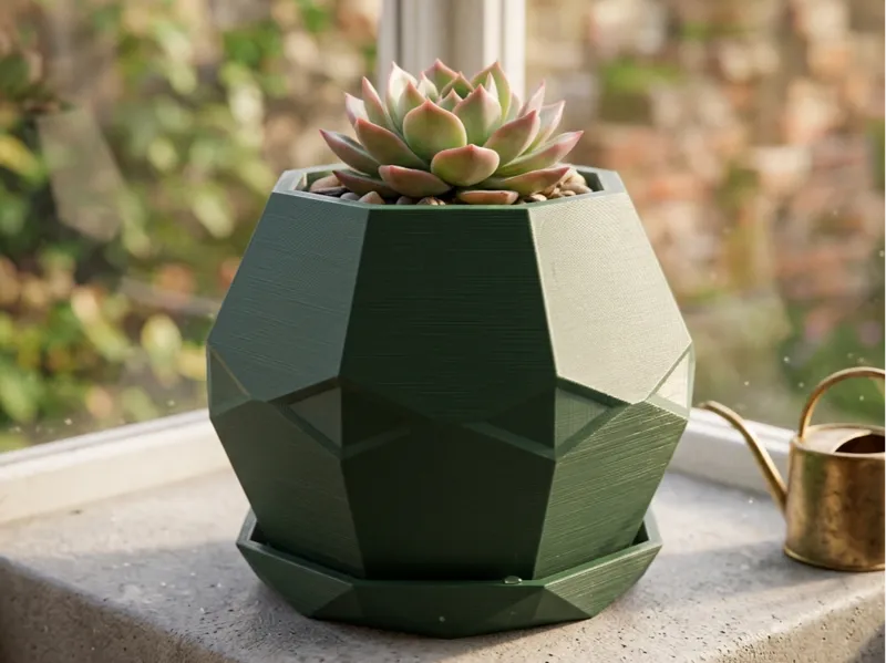 Geometric Plant Pot