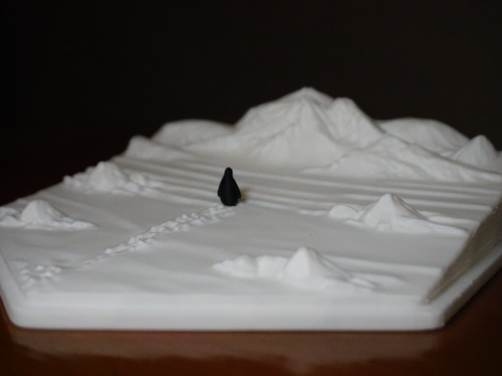 Nihilist Penguin Diorama - But Why? - Miniature