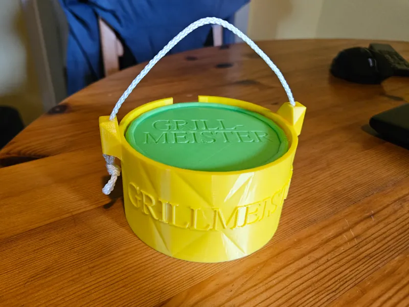 Untersetzer mit Aufbewahrungsbox "Grillmeister"