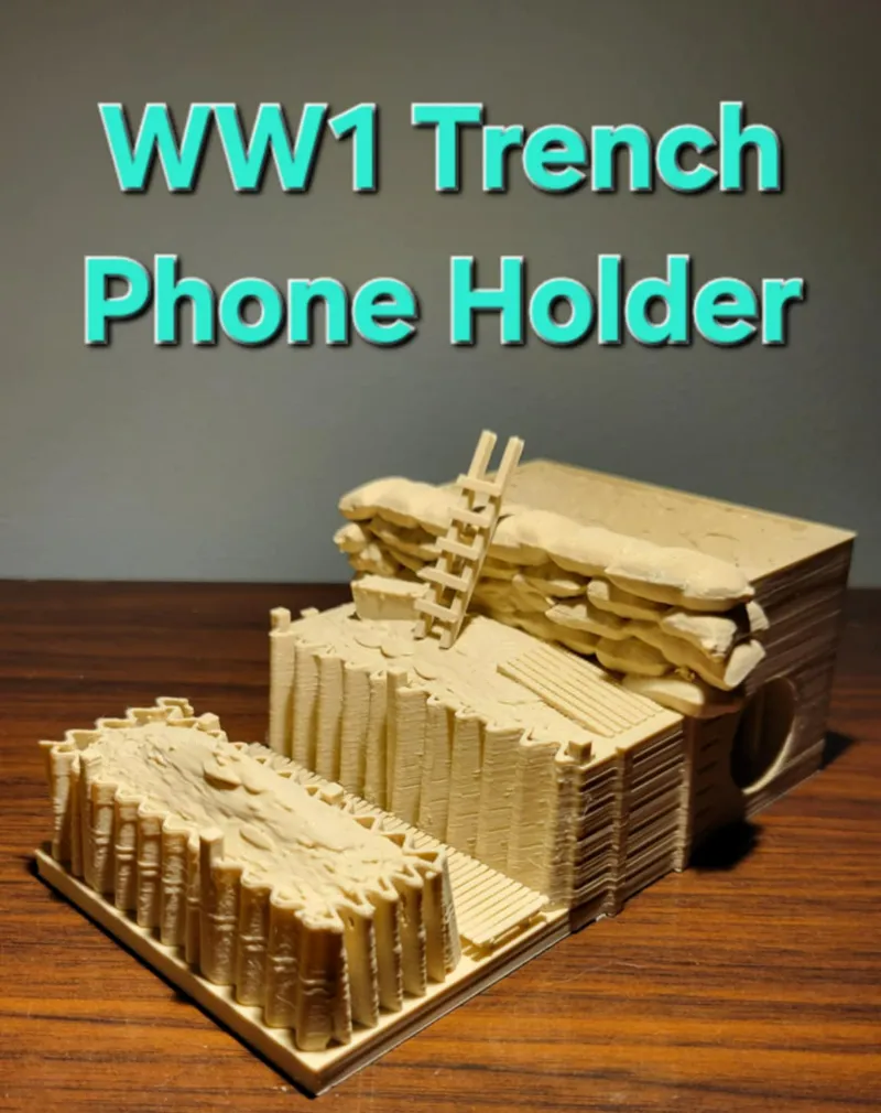 WW1 Trench Phone Holder