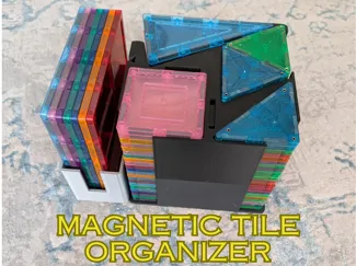 Magnetic Tile Organizer (Magnatiles or Picasso)