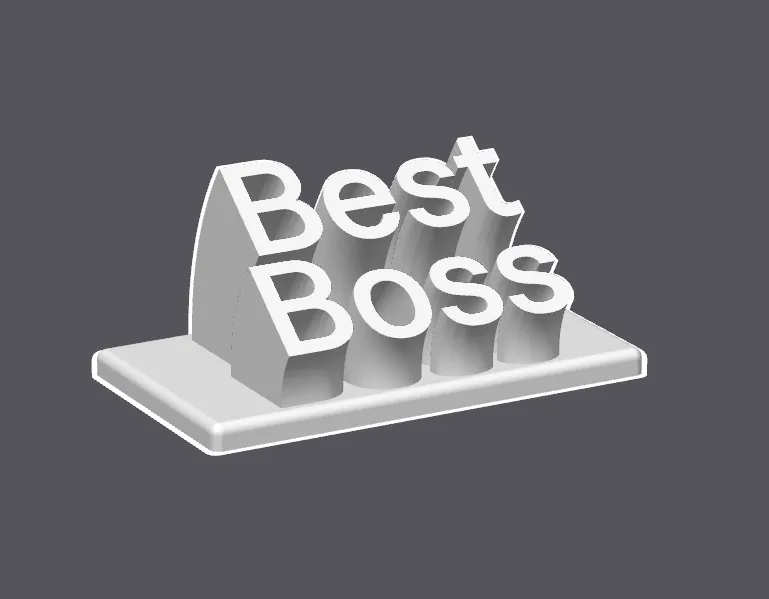 Best Boss - Desk Sign